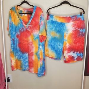Tie Dye Short Set